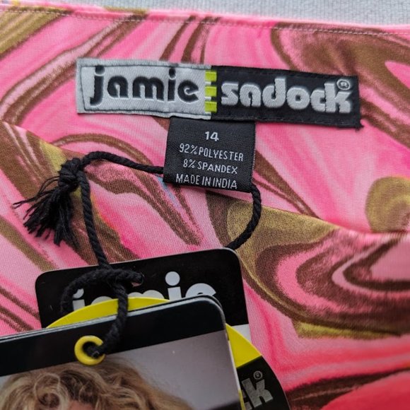 Women's Jamie‎ Sadock 17.5" Pull On Golf Skort Size 14 Whirl Marbled Angel NEW - Picture 6 of 9